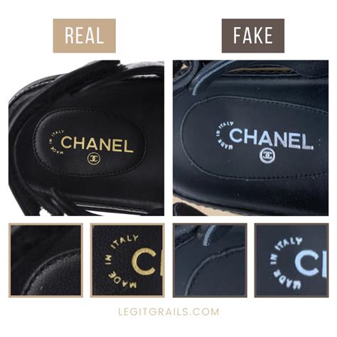 chanel jelly slides real vs fake|chanel counterfeit reviews.